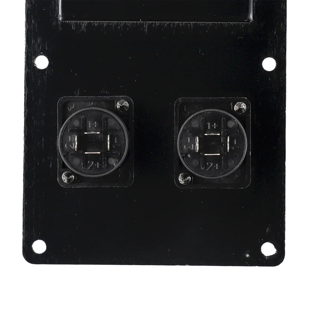 Aluminum Plate Socket Junction Box Back Panel High-quality Material Long-lasting Use Multiple Connections Sturdy Construction Oasis Select