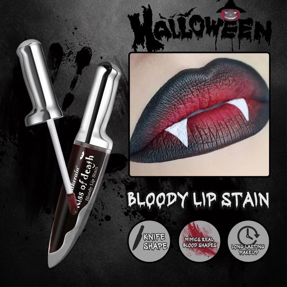 Gothic Bloody Lip Stain – Matte Waterproof Halloween Cosplay Gothic Lip Stain Oasis Select