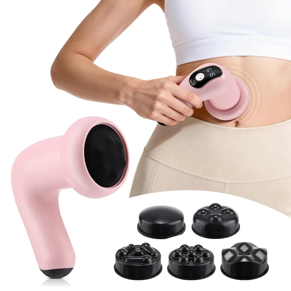 Cordless Body Sculpting Massager – 6 Levels & 5 Heads