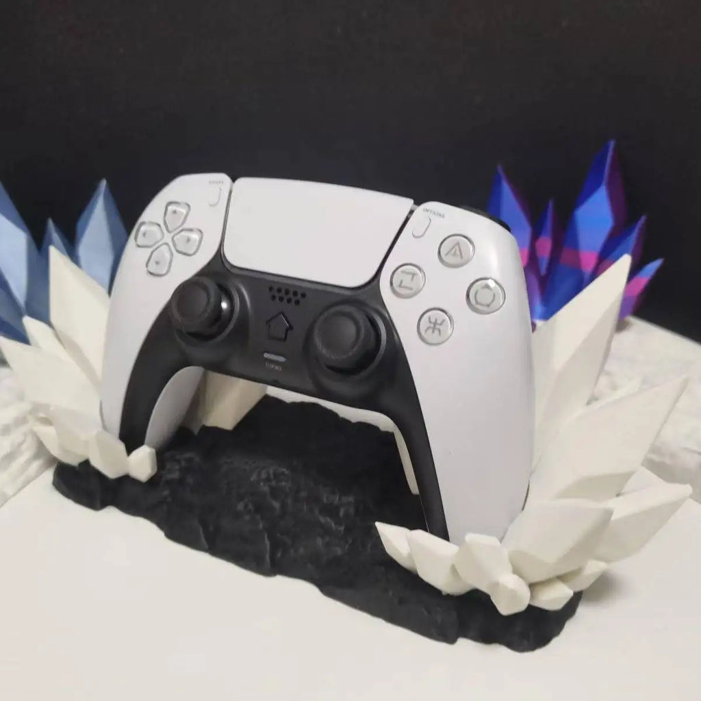 3D Printed Game Controller Bracket Crystal Throne Game Controller Bracket Xbox PS5 Gamepad Stand Desktop Decoration Controller Oasis Select