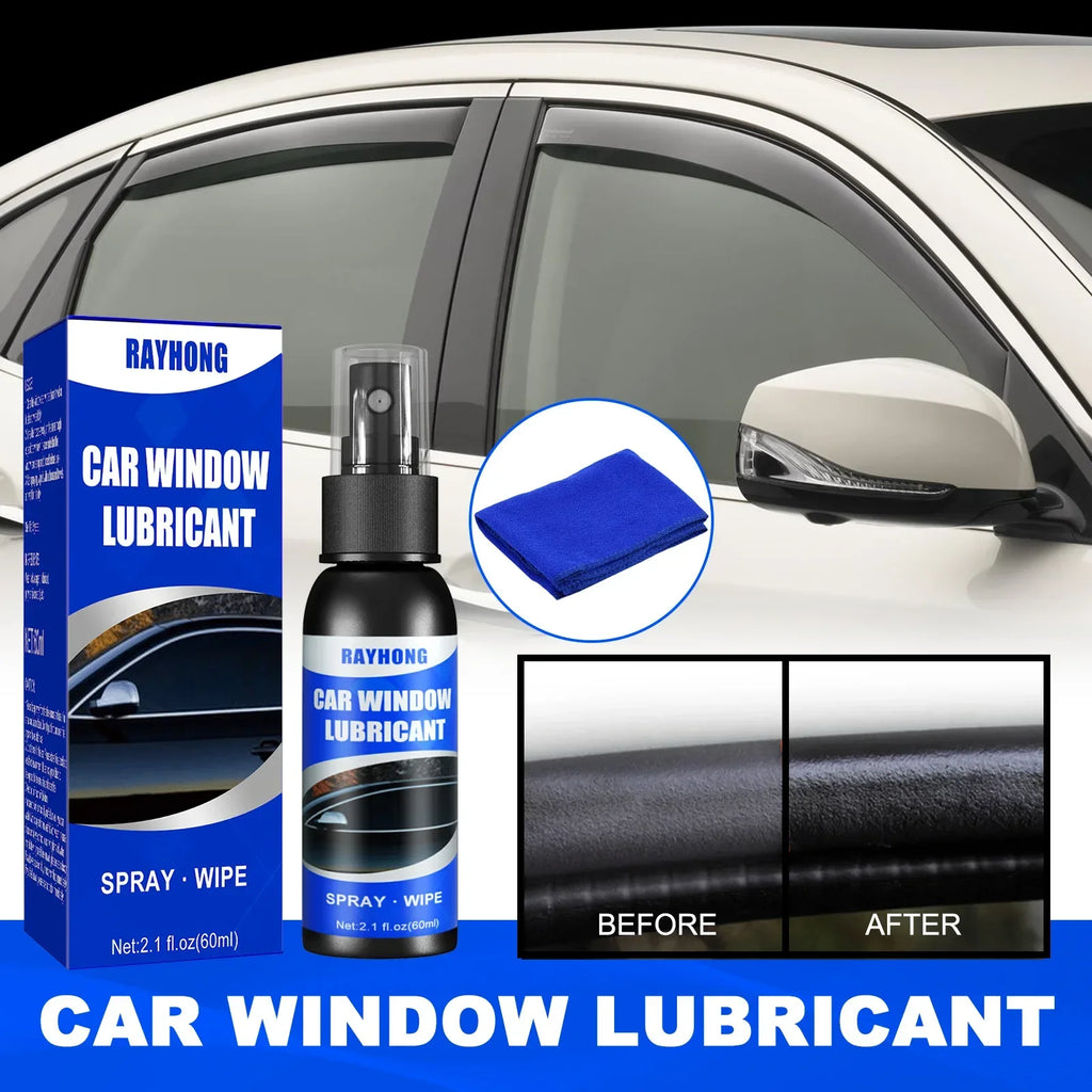 60ml Car Window Lubricant Rubber Door Rubber Strip Car Softening Maintenance Eliminates Noise Universal Car Products Repair Tool Oasis Select