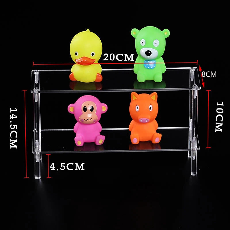 4-Tier Acrylic Display Shelf for Figures, Jewelry & Collectibles