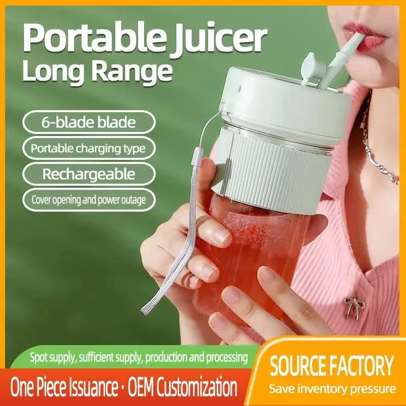 Wireless Mini Portable Blender Bottle – Smoothie & Juice Mixer