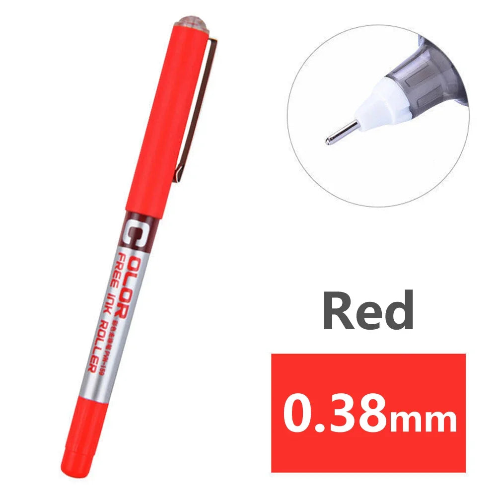 Fine Nib Gel Pen Student School Office Stationery 0 38m Big Ink