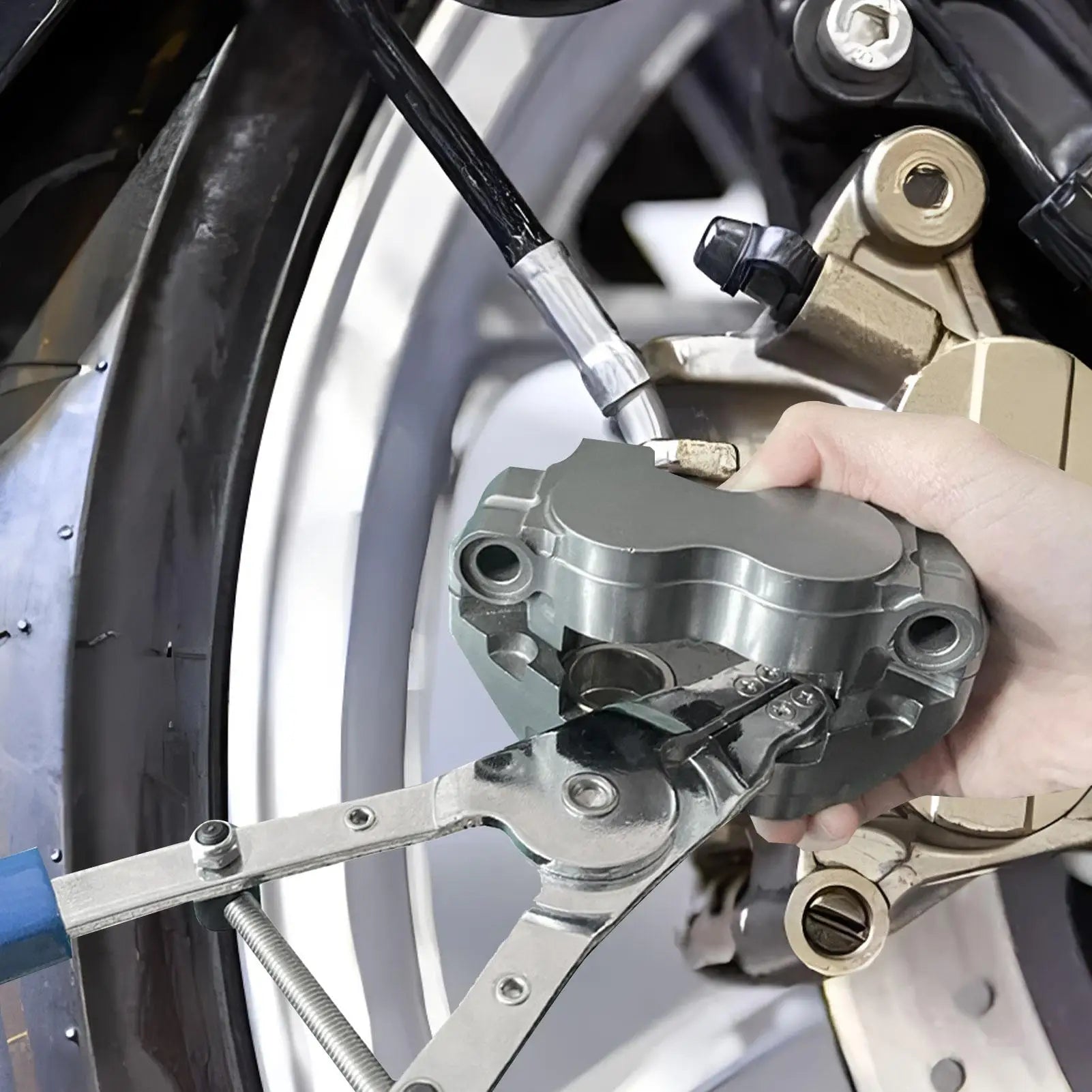 Motorcycle Brake Piston Removal Locking Pliers Brake Piston Puller Brake Piston Removal Pliers Extractor Pliers Calipers Tool Oasis Select