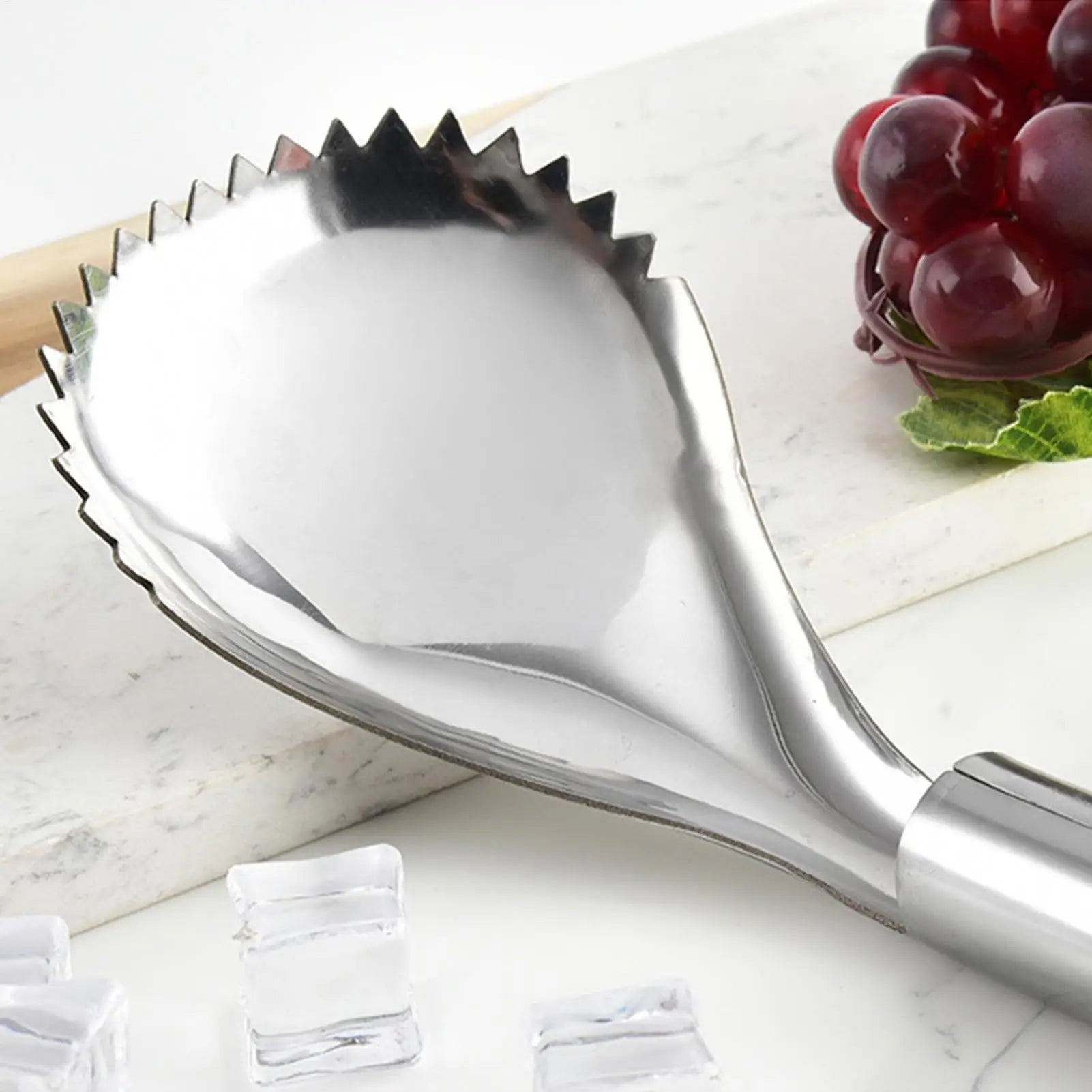 Pumpkin Core Remover Tool Stainless Steel Manual Serrated Spoon Carving Spoon Cutter for Fruits Vegetables Squash Veggie Oasis Select