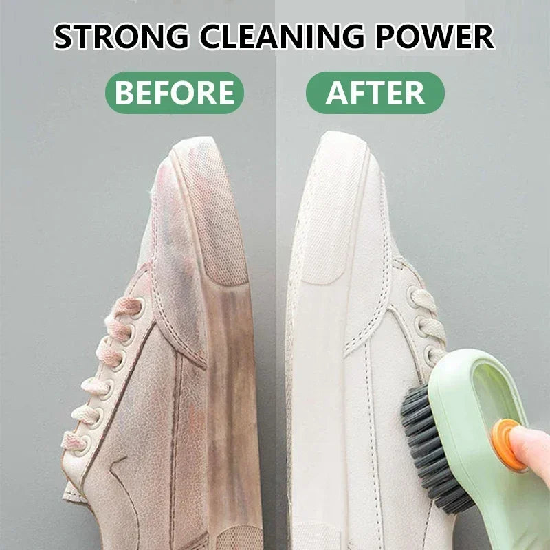 1/2/4PCS Shoe Washing Machine Bag with Liquid Shoe Brush Set Durable Laundry Shoe Bag and Soft Bristle Clean Brush for All Shoes Oasis Select