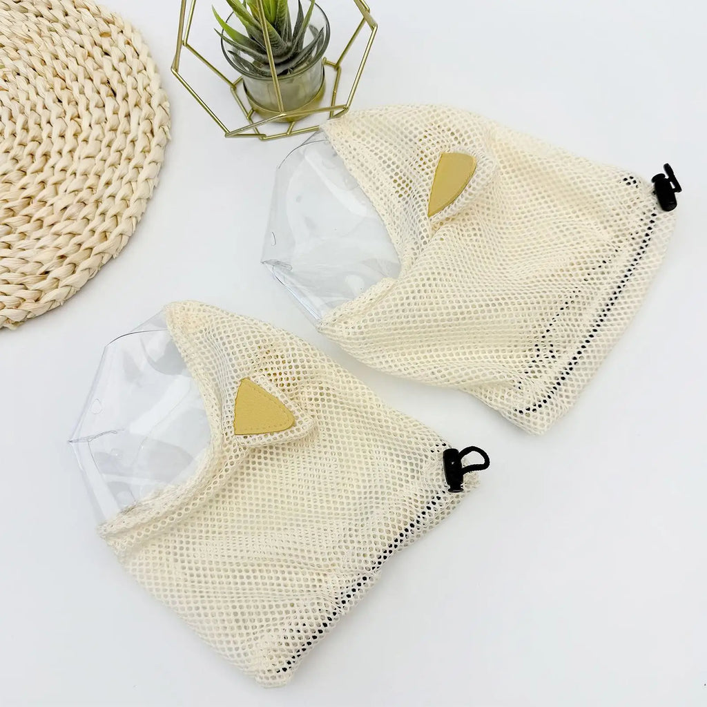 Cat Muzzle Breathable Net Cat Mask Post Operation Pet Head Cover Anti Licking Prevent Biting Accidental Ingestion Pet Head Cover Oasis Select