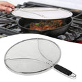 Stainless Steel Splatter Screen | Fine Mesh Oil Splash Guard