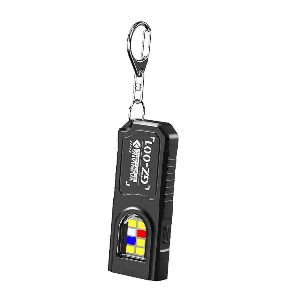USB Rechargeable Mini Keychain Flashlight | COB EDC Pocket Lamp Keychain Flashlight Oasis Select 1pc
