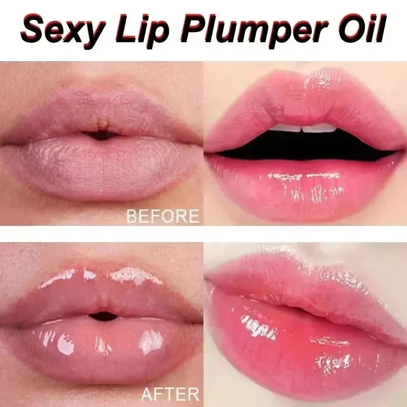 SADOER Lip Plumper Serum & Gloss – Moisturizing Lip Oil Lip Plumper Gloss Oasis Select