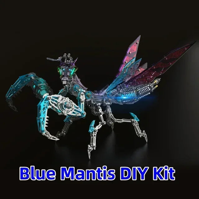 Mechanical Tyrannosaurus Rex, Cobra, Tiger, Scorpion King, Praying Mantis, Hell level 3D Metal Puzzle Model, High difficulty Toy Oasis Select DIY Bule Kit