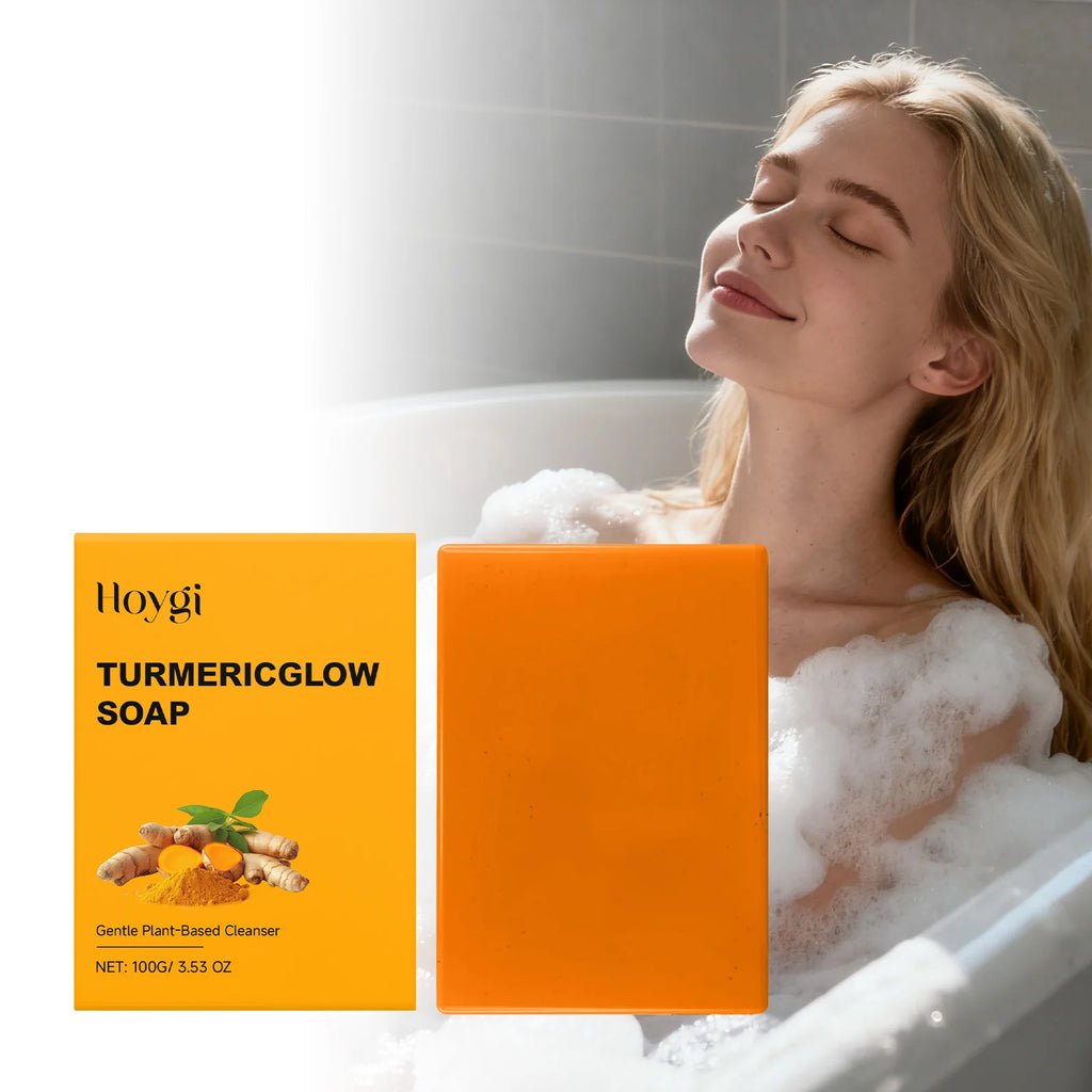Turmeric Soap – Moisturizing Hydrating Daily Body Bar Turmeric Bar Soap Oasis Select 100g boxed