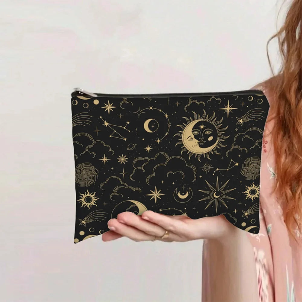 Red Mushroom Makeup Bag – Cute Fabric Cosmetic Pouch & Coin Purse