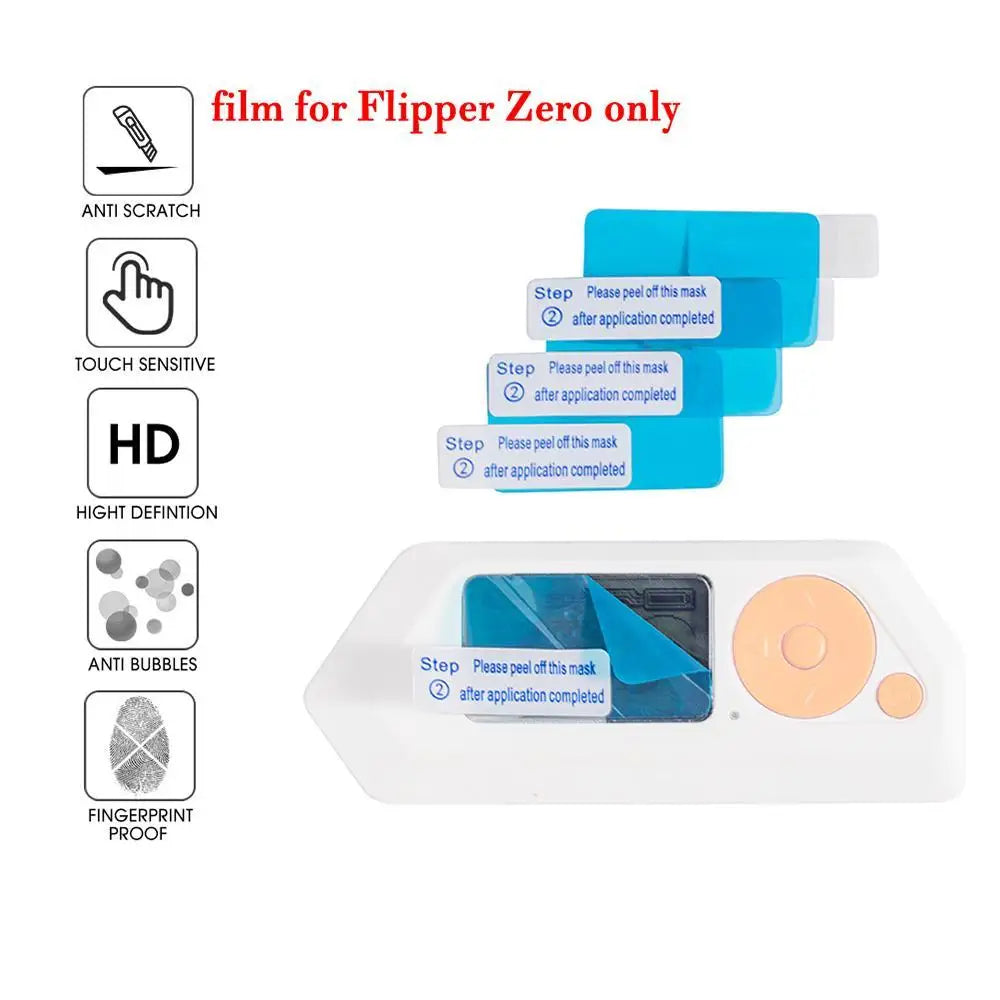 Flipper Zero Screen Protector 3-Pack – Clear PET Film