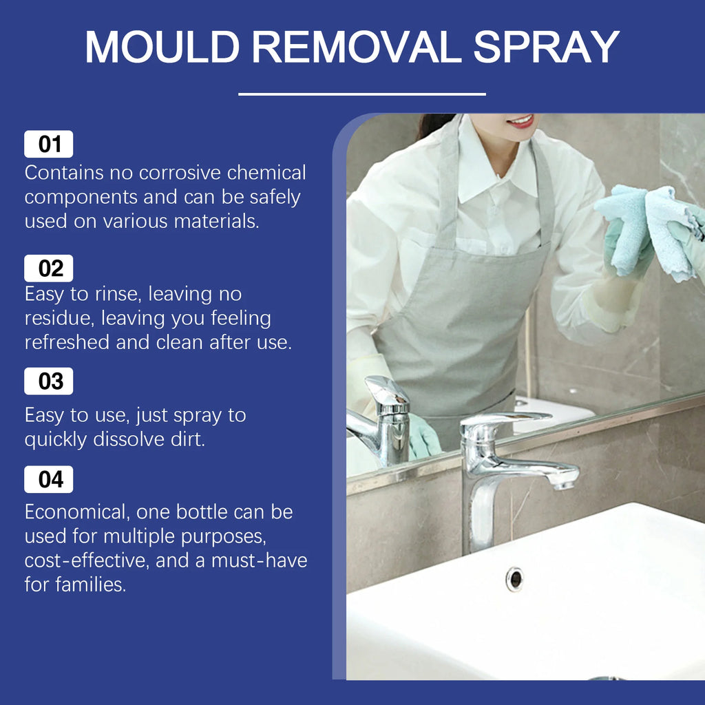 Stubborn Stains Cleaner Quickly Remove Bathroom Foam Cleaner Spray Descaling Cleaning Agent for Glass Wash Basin Stainless Steel Oasis Select