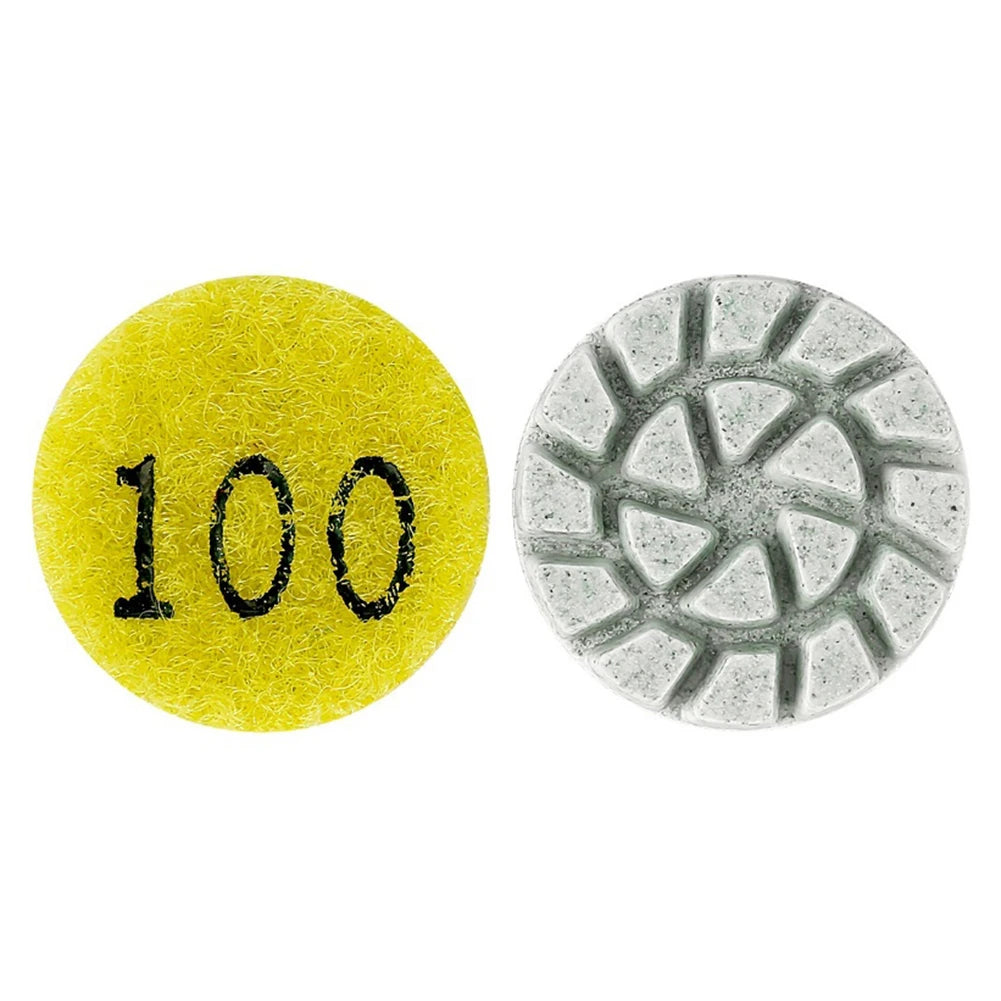 1inch 25mm Polishing Pad Wet Dry Buffer Grinding Disc For Marble Granite Concrete 50/100/200/400/800/1500/3000 Grit Oasis Select 100 Grit
