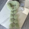Women's Long Faux Fox Fur Scarf – Soft Winter Neck Warmer