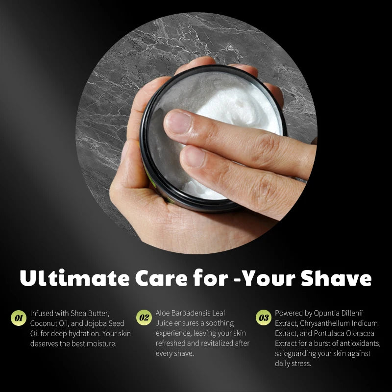Luxury Shaving Cream for Men- Sandalwood Scent - Soft, Smooth & Silky Shaving Soap - Rich Lather for the Smoothest Shave Oasis Select