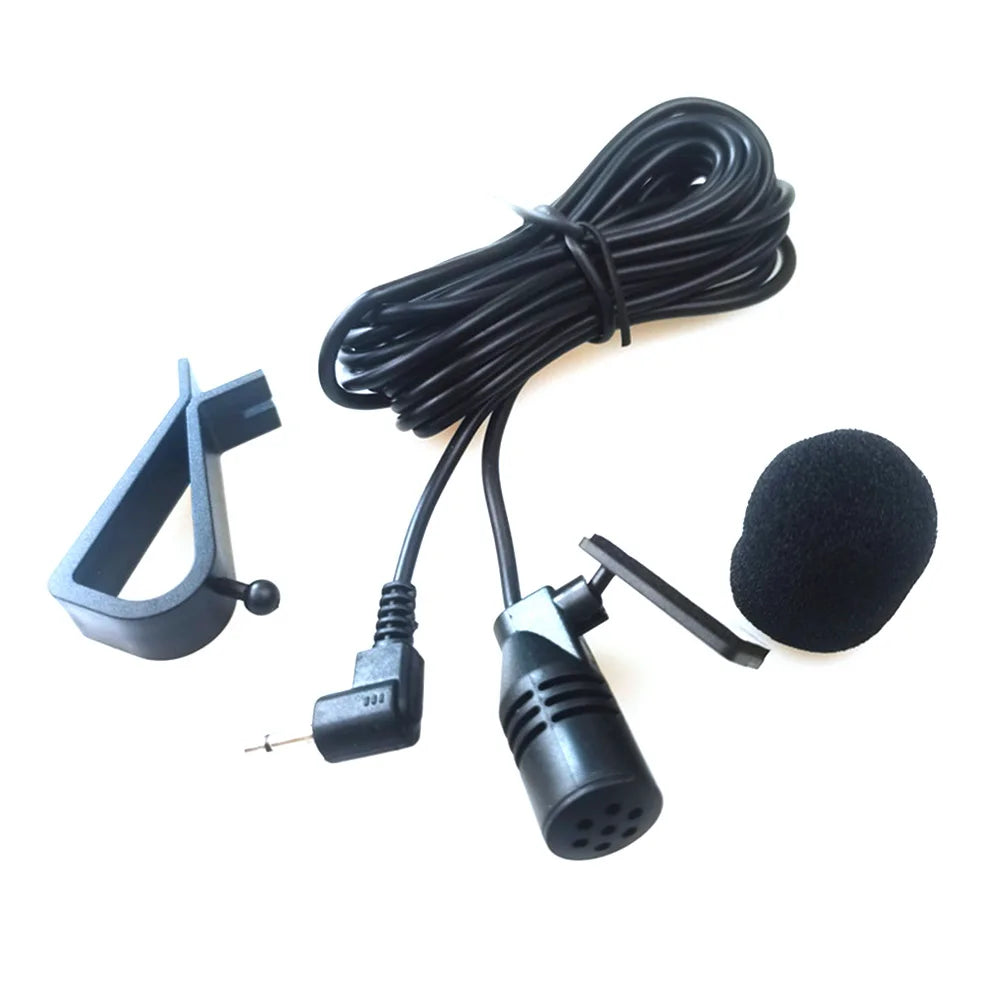 Car Audio Microphone 3.5mm Wired Clip Mic for DVD Radio – 3m