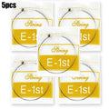 5Pcs Single Guitar Strings Acoustic Guitars Top 1st E Plain Steel Gauges 012 Replacement Musical Instrument Guitar Accessory Oasis Select 5PCS