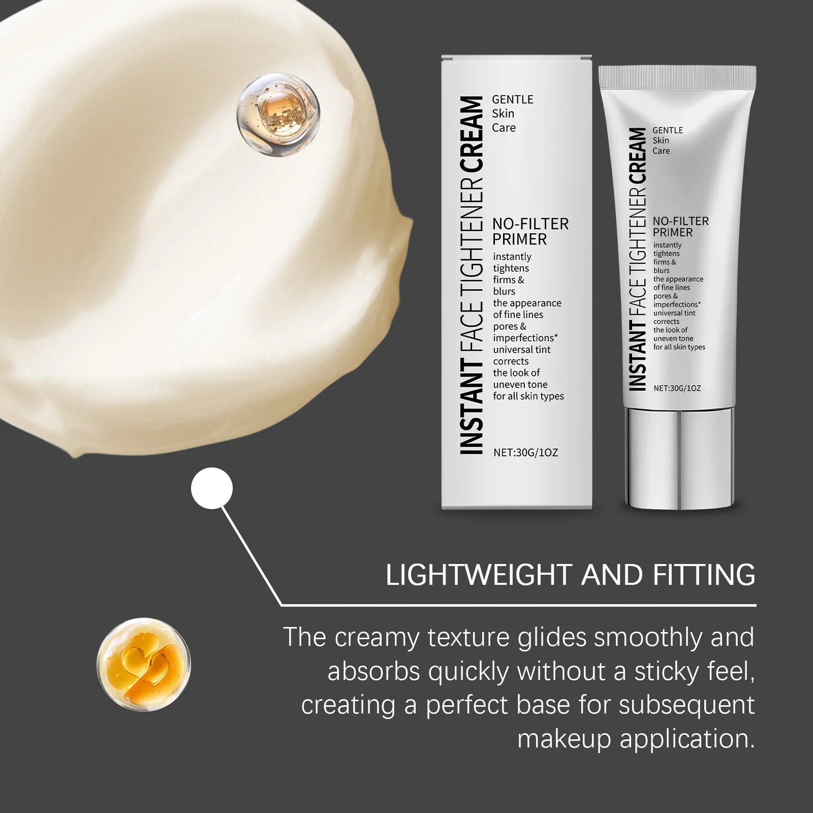 Facial Makeup Primer – Firming, Oil Control & Flawless Finish Makeup Primer Cream Oasis Select