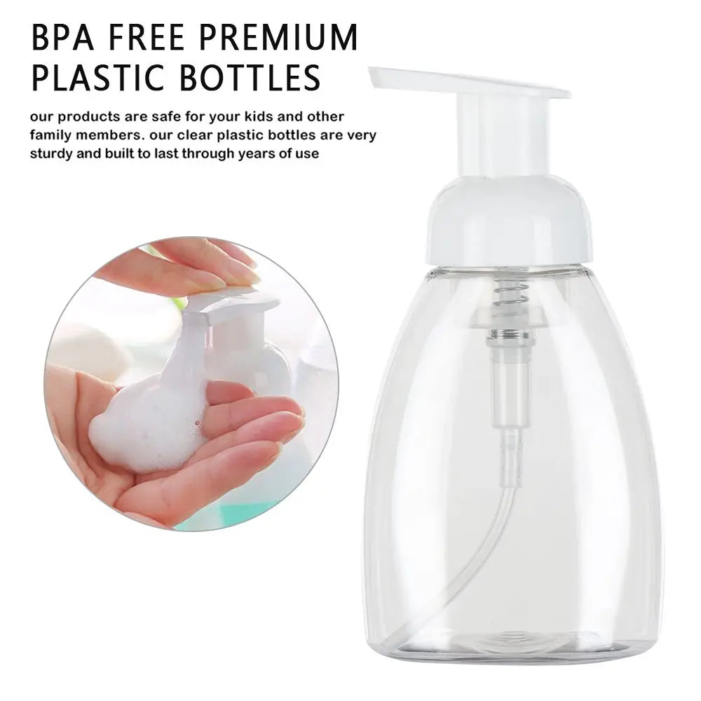 Clear Blue Shampoo Lotion Shower Gel Foam Pump Bottles Foaming Bottle Liquid Soap Whipped Mousse Points Bottling Oasis Select