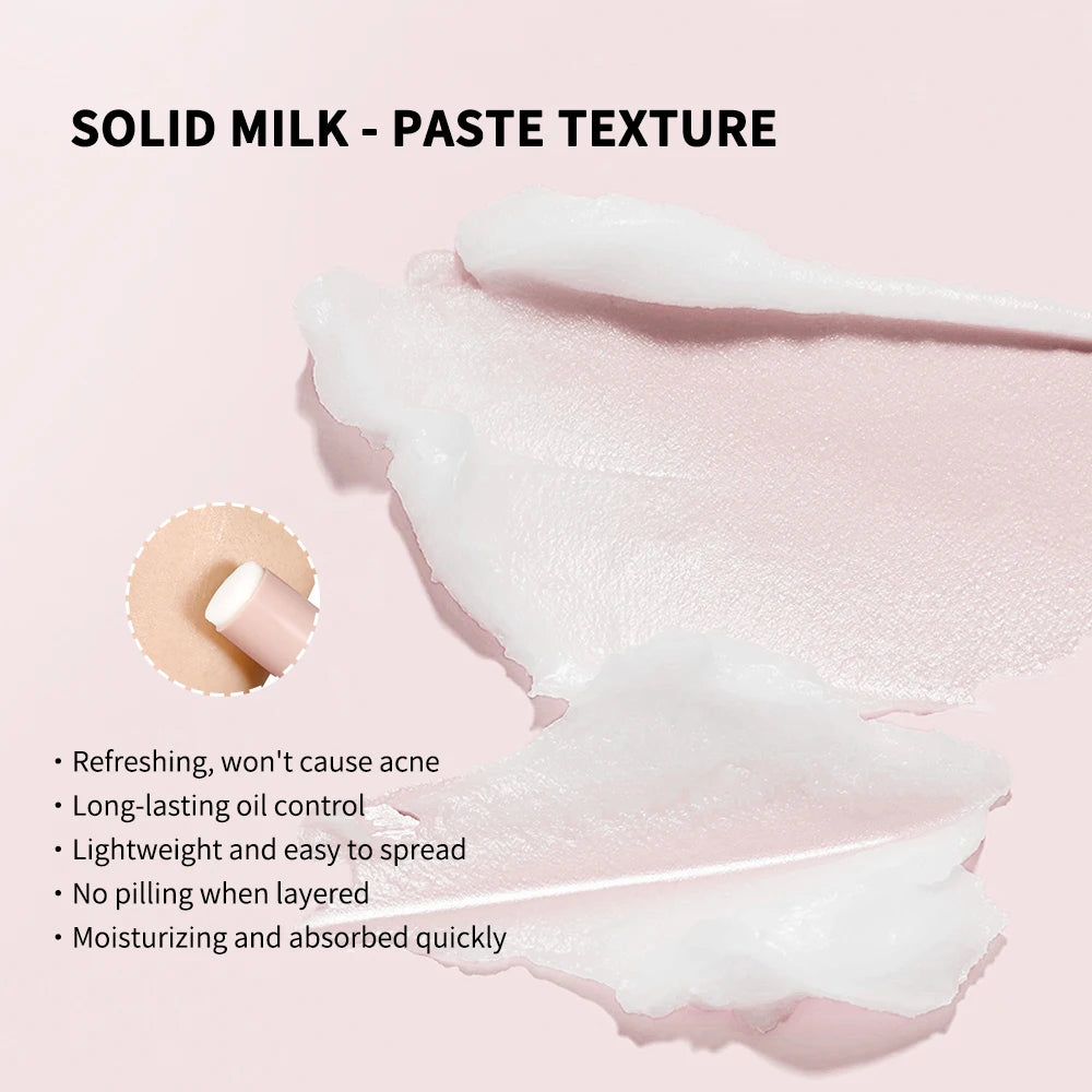 Blur Stick Invisible Pore Primer Moisturizing Face Primer Makeup Base Oil-control Water & Sweat Resistant Matte Barrier Primer Oasis Select