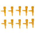10-Pack Aquarium Air Flow Control Valves | 4mm Air Line Tubing