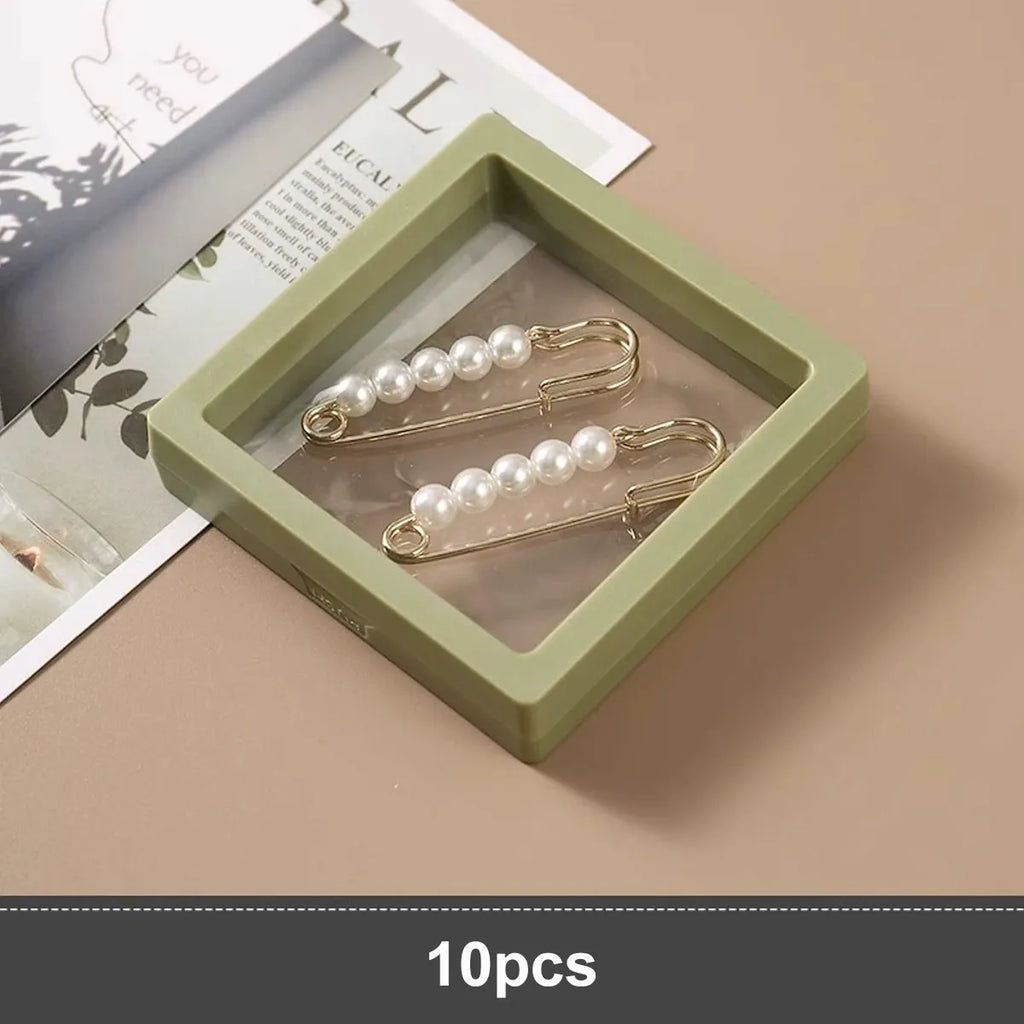 10pcs,Transparent floating display box, plastic film jewelry packaging box, jewelry, necklace, ring, and collectible storage box Oasis Select Light green 10pcs 7x7cm