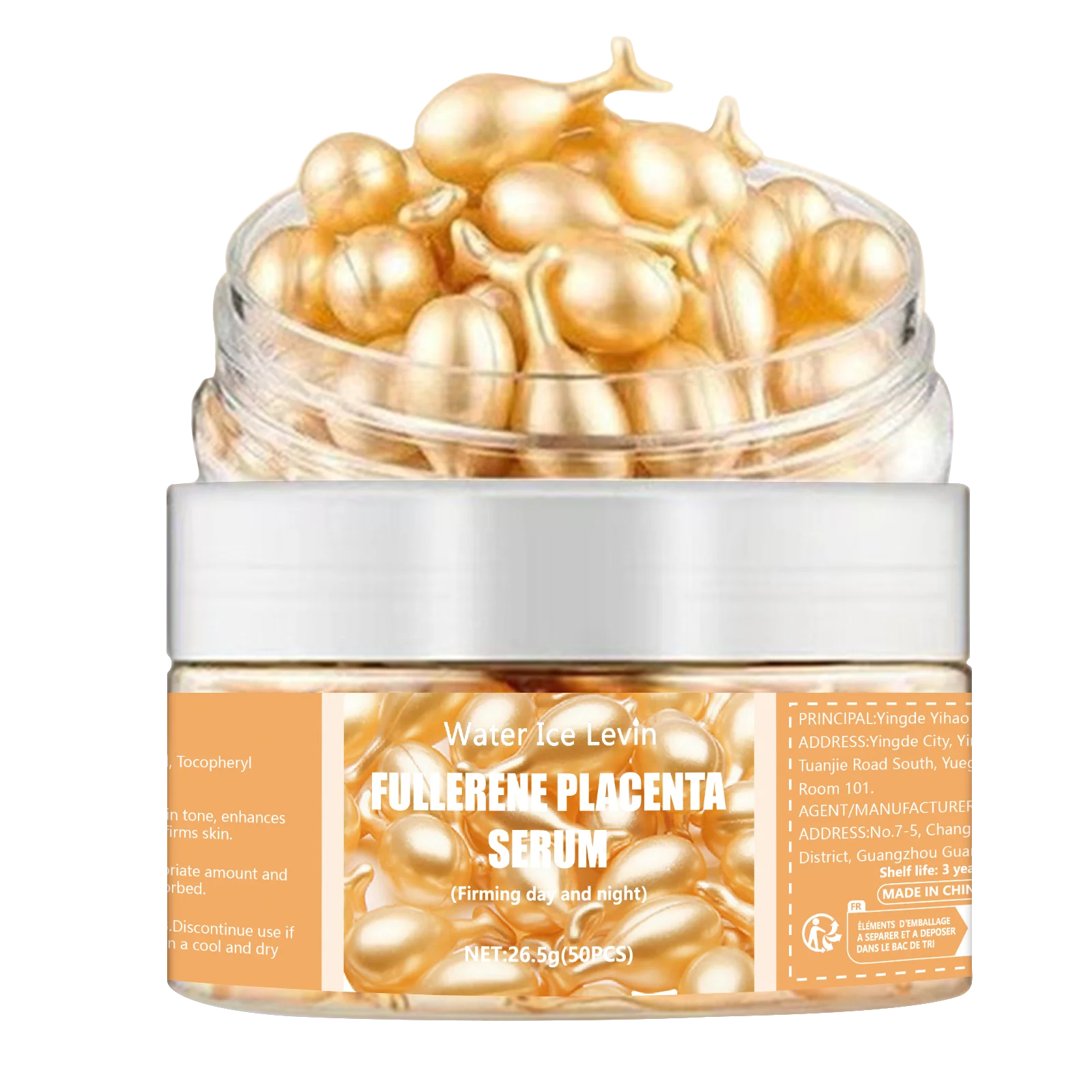 50-Pack Collagen & Hyaluronic Acid Face Serum Capsules Face Serum Capsules Oasis Select 50Pcs 1 bottle