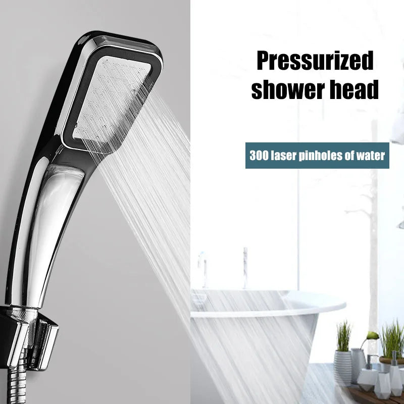 Strong Boosting Bathroom Shower Heads 300 Fine Water Outlets Full Bathroom Showers Replete for Shower Accessories Showerhead Oasis Select