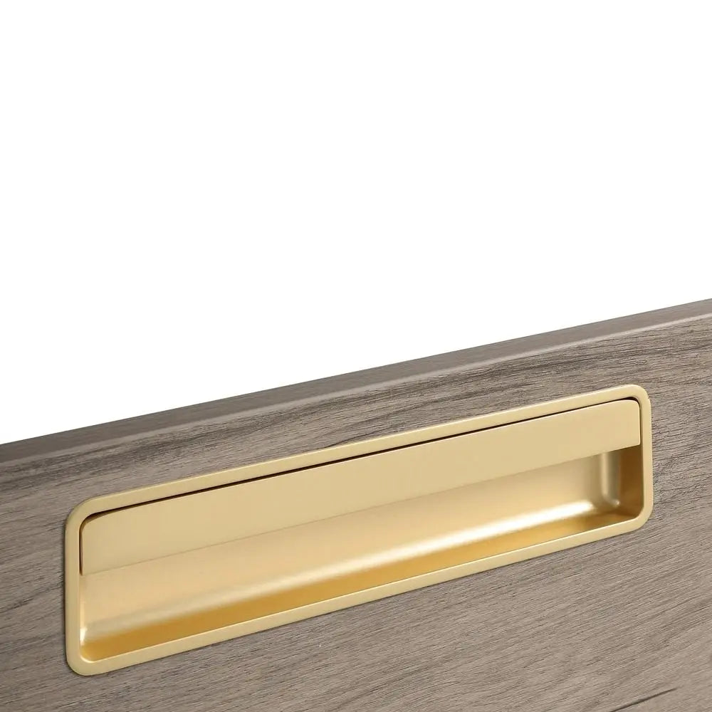 Aluminium Alloy Recessed Door Handle | Flush Cabinet Pull Knob