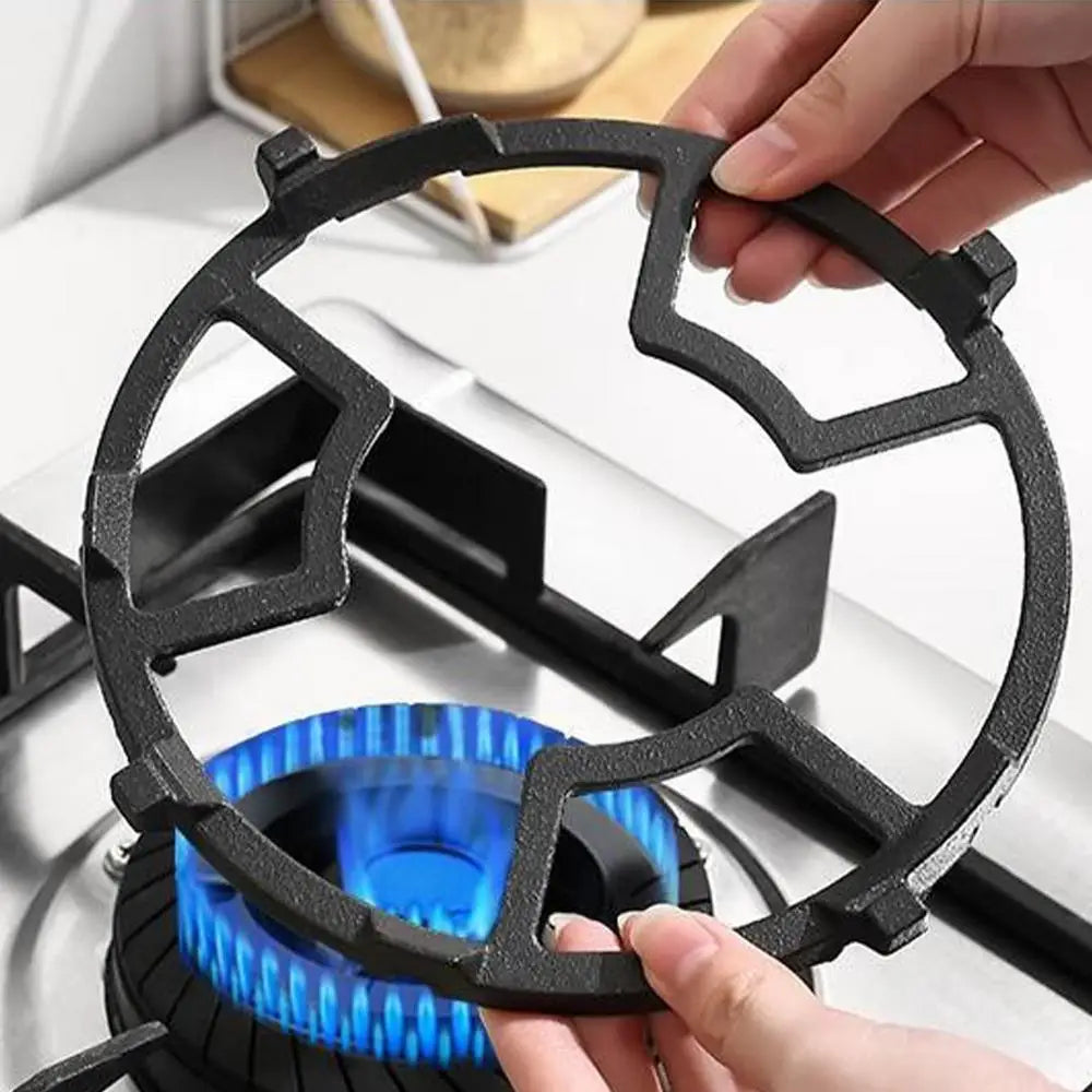 Milk Pot Holder Universal Non Slip Cast Iron Stove Trivets Cooktop Range Pan Holder Stand Stove Rack Cookware Part for Kitchen Oasis Select