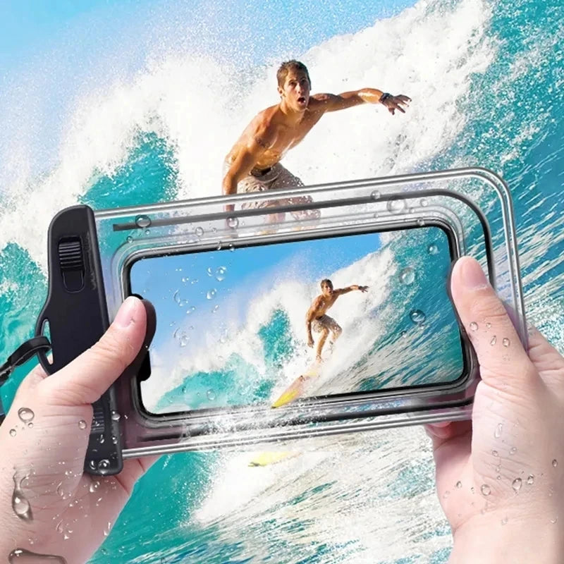 Swimming Bags Waterproof Phone Case Water proof Bag Mobile Phone Pouch PV Cover for iPhone 12 Pro Xs Max XR X 8 7 Galaxy S10 Oasis Select
