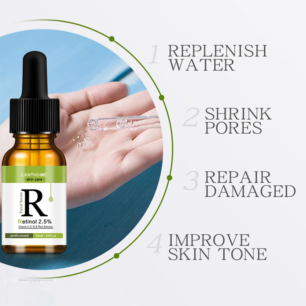 Retinol Aging Removes Wrinkles Serum Pore Shrinking Serum Whitening Moisturizing Serum Pigment Spots Remove Face Firming Oil Oasis Select