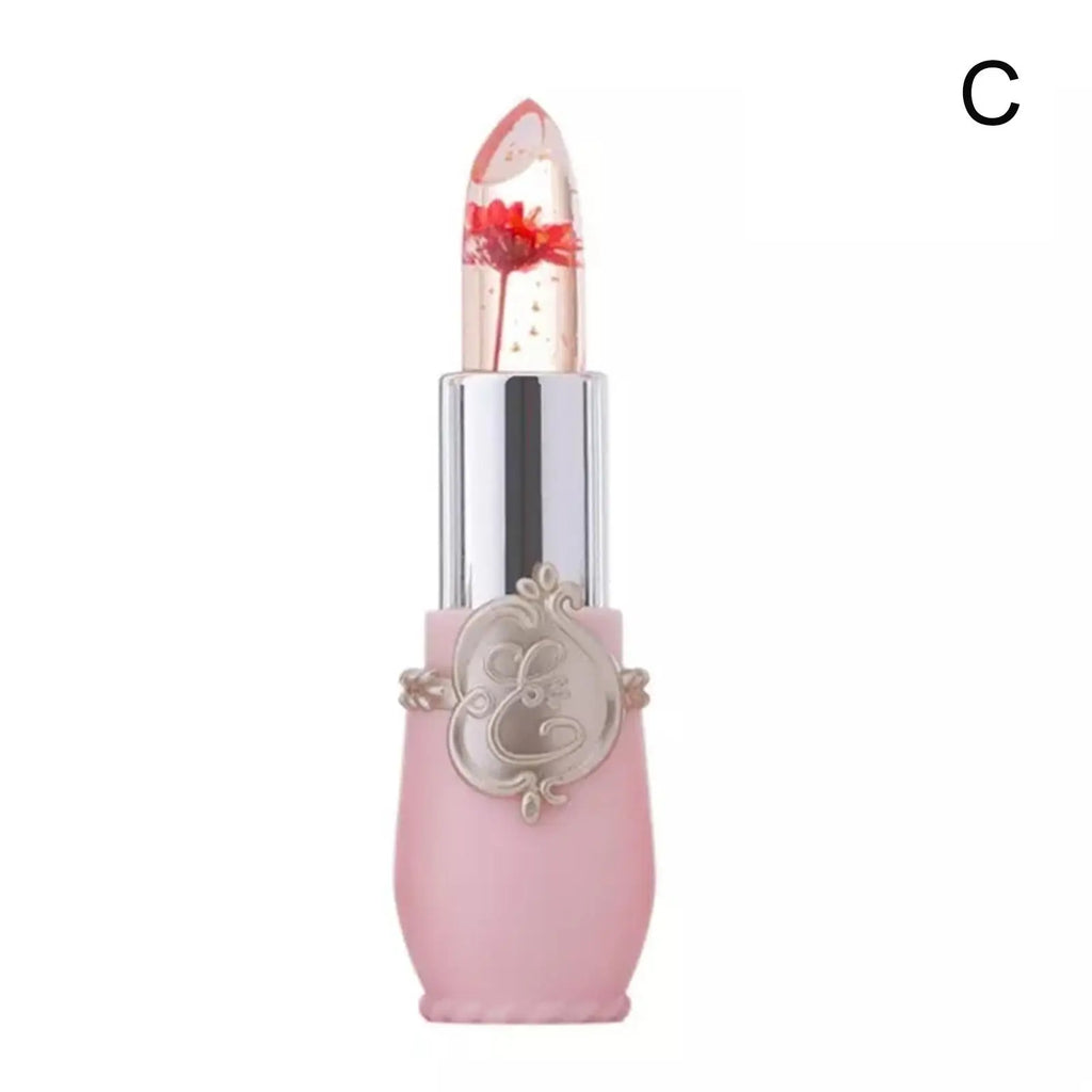 Peach Color Lip Balm Crystal Temperature Change Lipstick Girl Moisturizing LongLasting Lip Gloss Makeup Lip Care Repair Cosmetic Oasis Select C