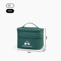 Home Travel First Aid Kit Double Layer Classification Storage Drug Sorting Bag Oxford Cloth Epidemic Prevention Pouch Oasis Select S Green
