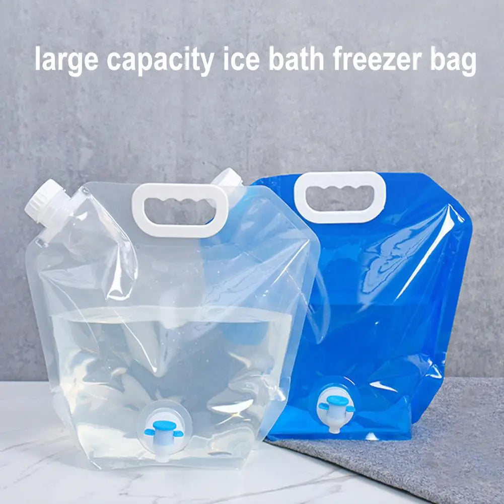 5/10L Portable Camping Water Bag Foldable Drinking Water Bucket Large Capacity Water Container For Outdoor Travel Lightweight Oasis Select