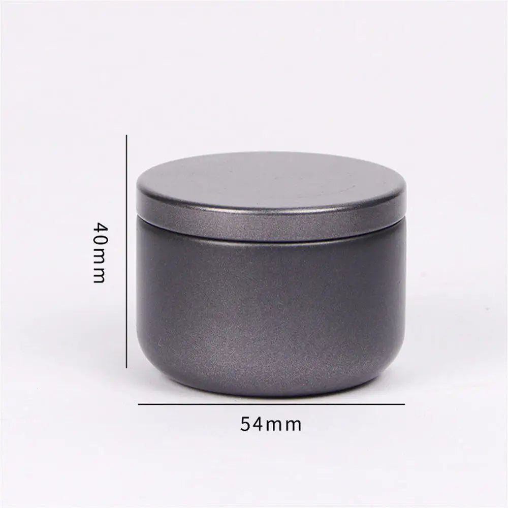 Portable Mini Tin Box Tea Sealed Jar Packing Boxes Jewelry Candy Small Storage Can Coin Earring Headphones Gift Case Oasis Select Round Silver