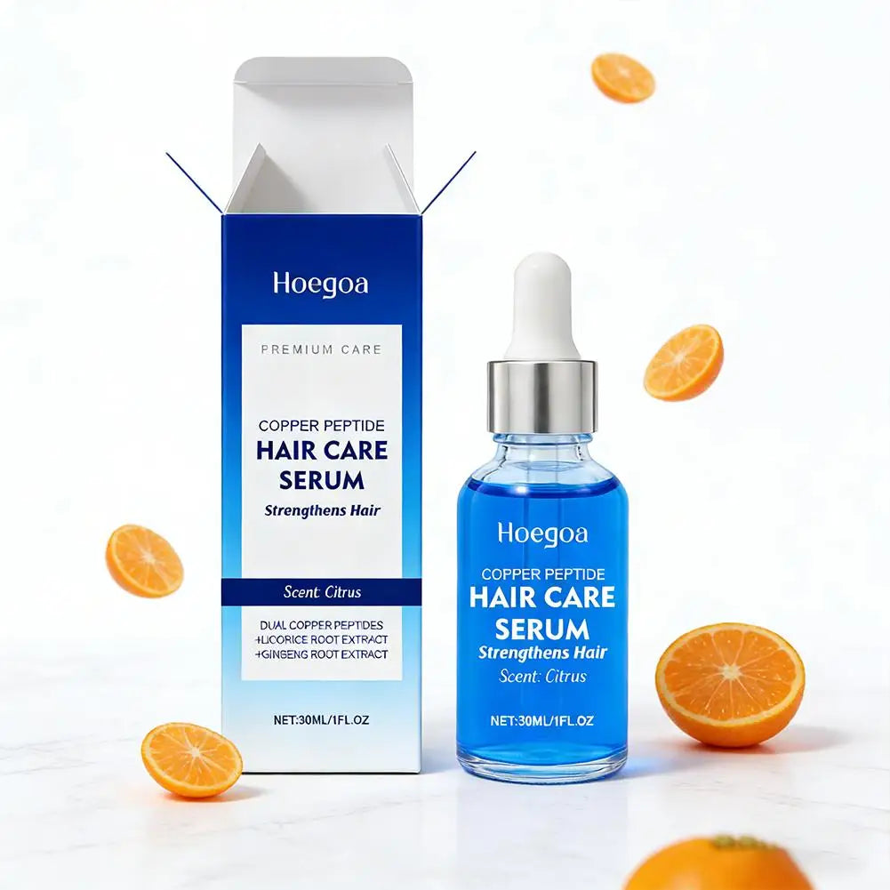 30ML Copper Peptide Serum for Hair Growth, Biotin & Peptide Hair Density Serum Tripeptide Scalp Care for Thicker, Fuller Hair Oasis Select