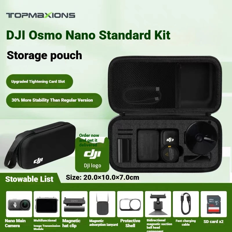 DJI OSMO Nano Accessories Kit – Bag, Case, Tripod & Adapter