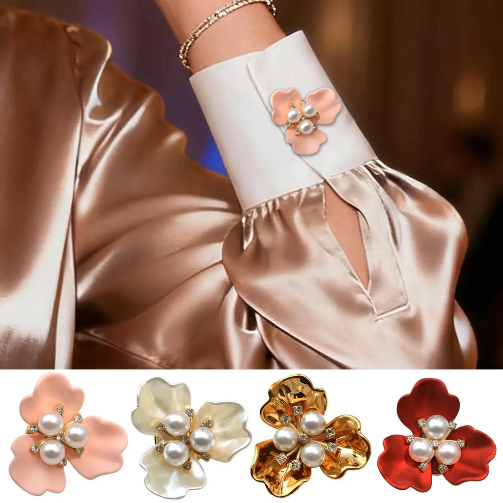 Button Covers for Women Flower Shape Shirt Decoration Decorative Button Covers for Sewists Fashion Designers DIY Enthusiasts Oasis Select