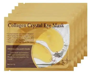 SADOER Gold Collagen Eye Patches – 10 Pairs | Firming & Hydrating Under Eye Mask Patches Oasis Select Gold 10Pairs