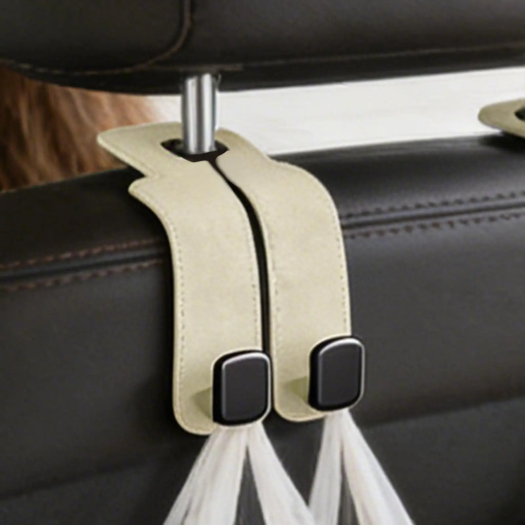 Car Seat Back Hook 2 In 1 Universal Car Seat Headrest Hooks Rear Car Bag Storage Hook Auto Back Seat Organizer Hanger Oasis Select