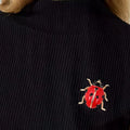 Fashion Enamel Red Ladybug Insect Brooches Beetle Pin Scarf Corsage Jewelry Gift Oasis Select Default Title