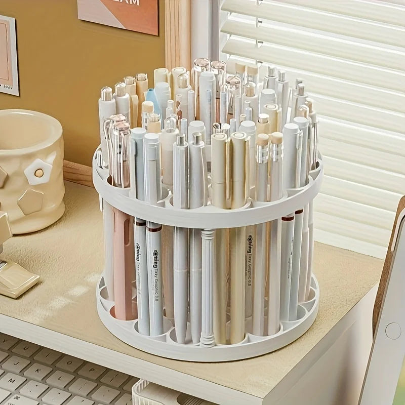 New Thickened Makeup Brush Storage Rack Detachable and Washable Circular Makeup Brush Holder Pen Holder Oasis Select