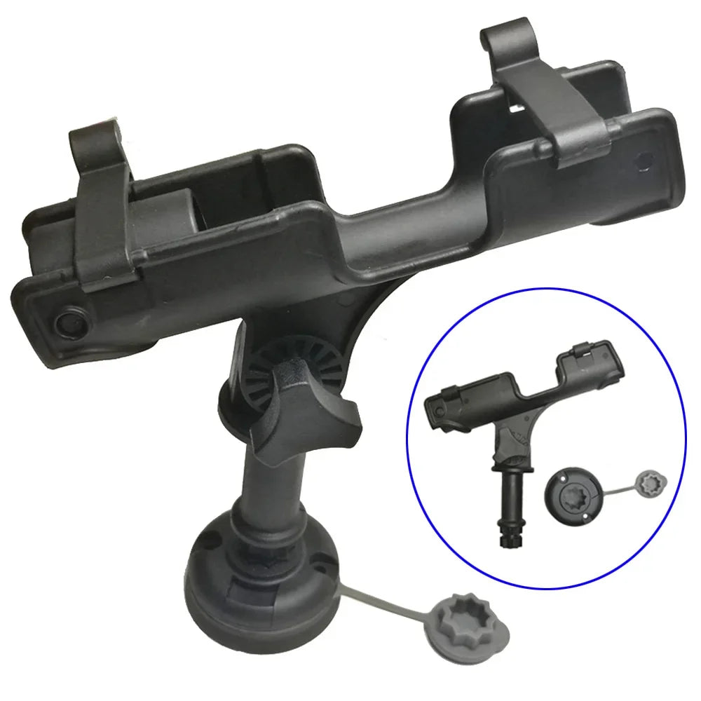 Rowing Boats KAYAK 360 Degrees Rotatable Swivel Fishing Rod Holder Nylon Fishing Support Rod Holder Bracket Oasis Select
