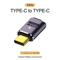USB4.0 Type-C OTG Adapter 240W 40Gbps 8K 90/180° Elbow USB-C OTG Adapter Oasis Select Type 1