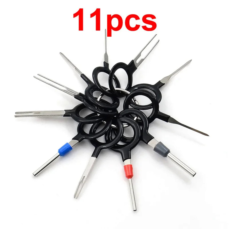 3/8/18/38/41pcs Car Terminal Removal Tool Wire Plug Rector Puller Release Pin Extractor Kit For CarPlug Repair Tool Oasis Select